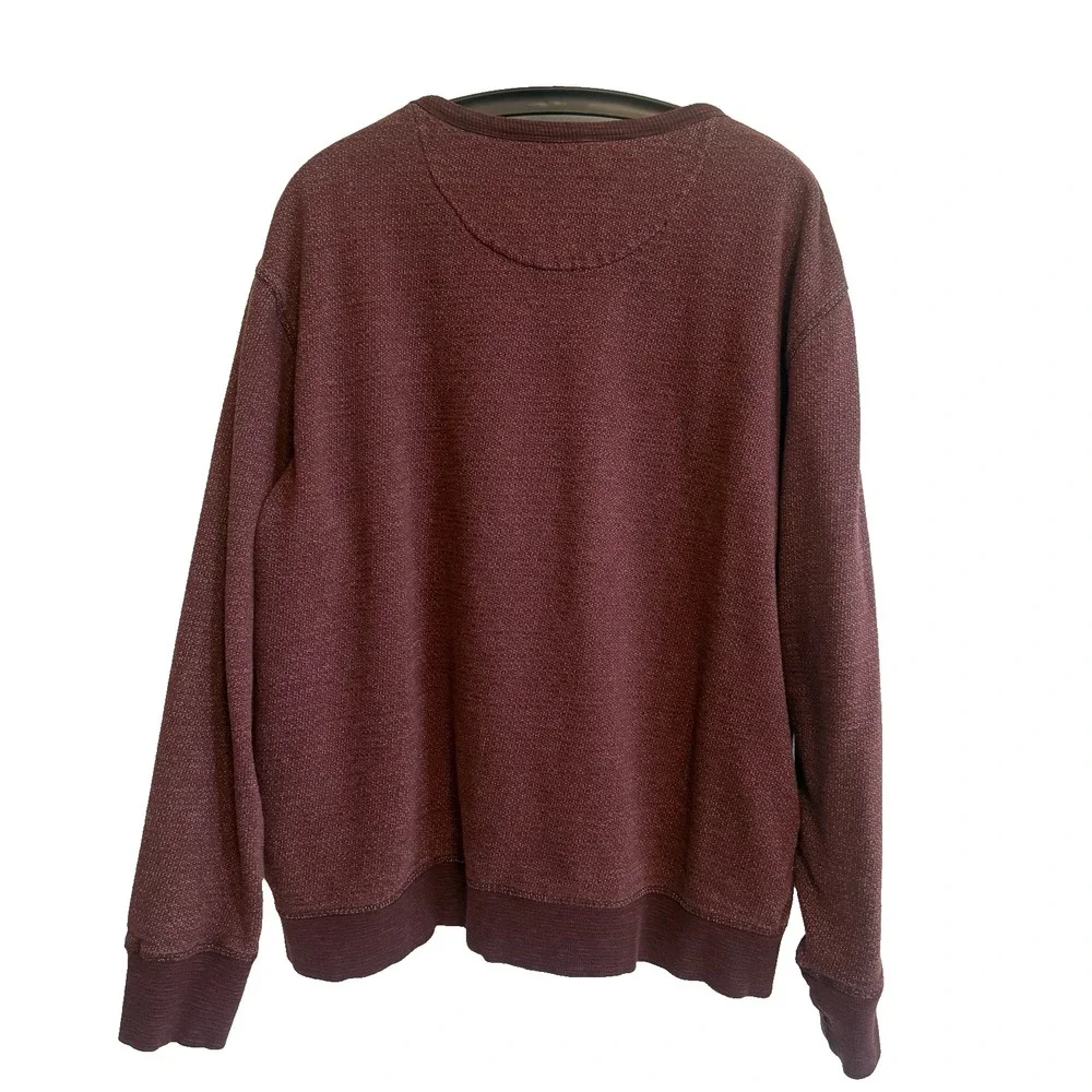 Jachs New York Textured Crewneck Pullover Sweater 2XL Activewear Casual Office